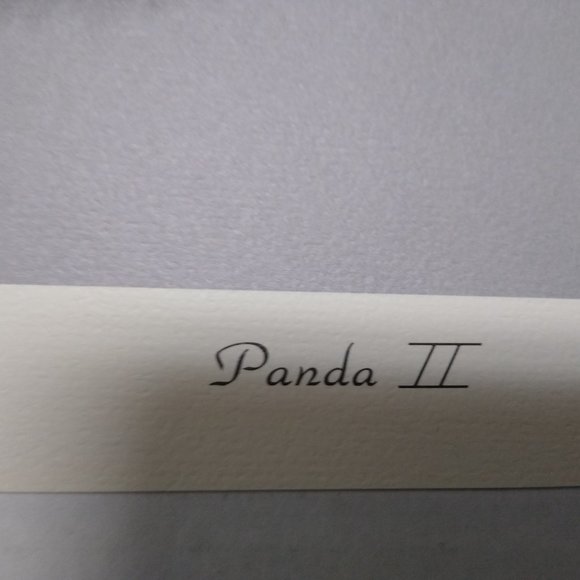 Panda II AP 10/100 by Harold Rigsby Signed - Picture 9 of 9